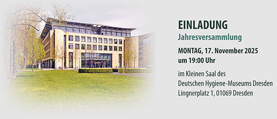 Einladung zur Jahresversammlung der Kreisärztekammer Dresden (Stadt)